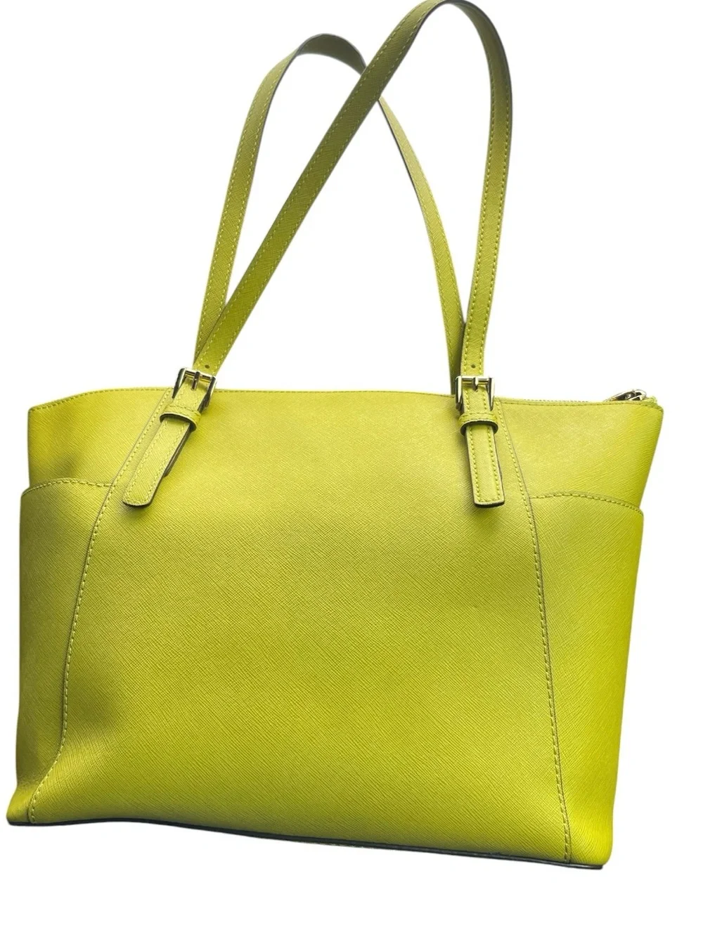 Michael Kors Bright Yellow Saffiano Leather Tote